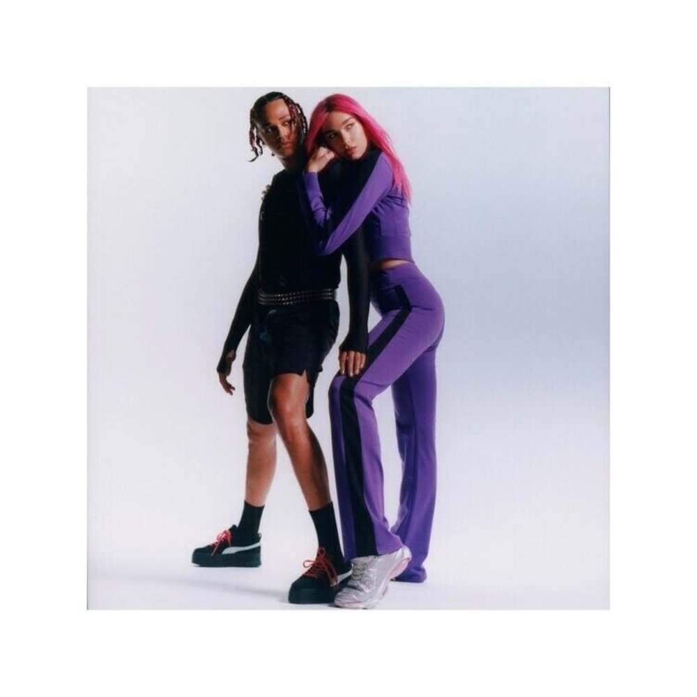 Puma 536629 x Dua Lipa T7 Flared Pants Purple ( XS )